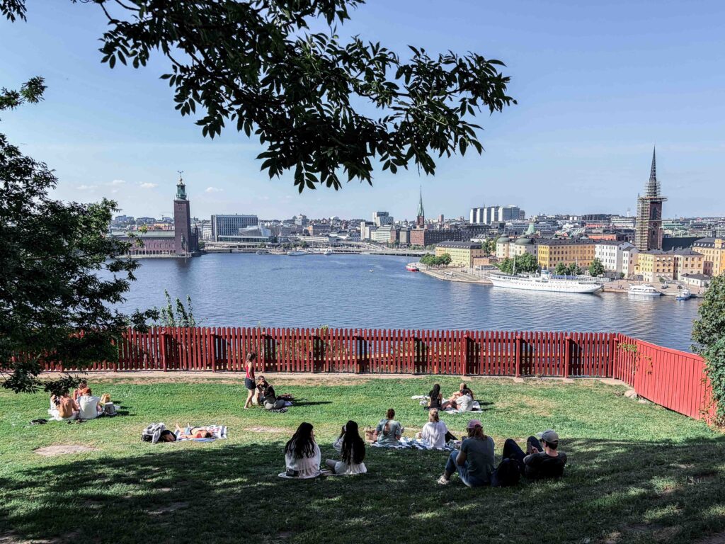 the view from Ivar Lo's park