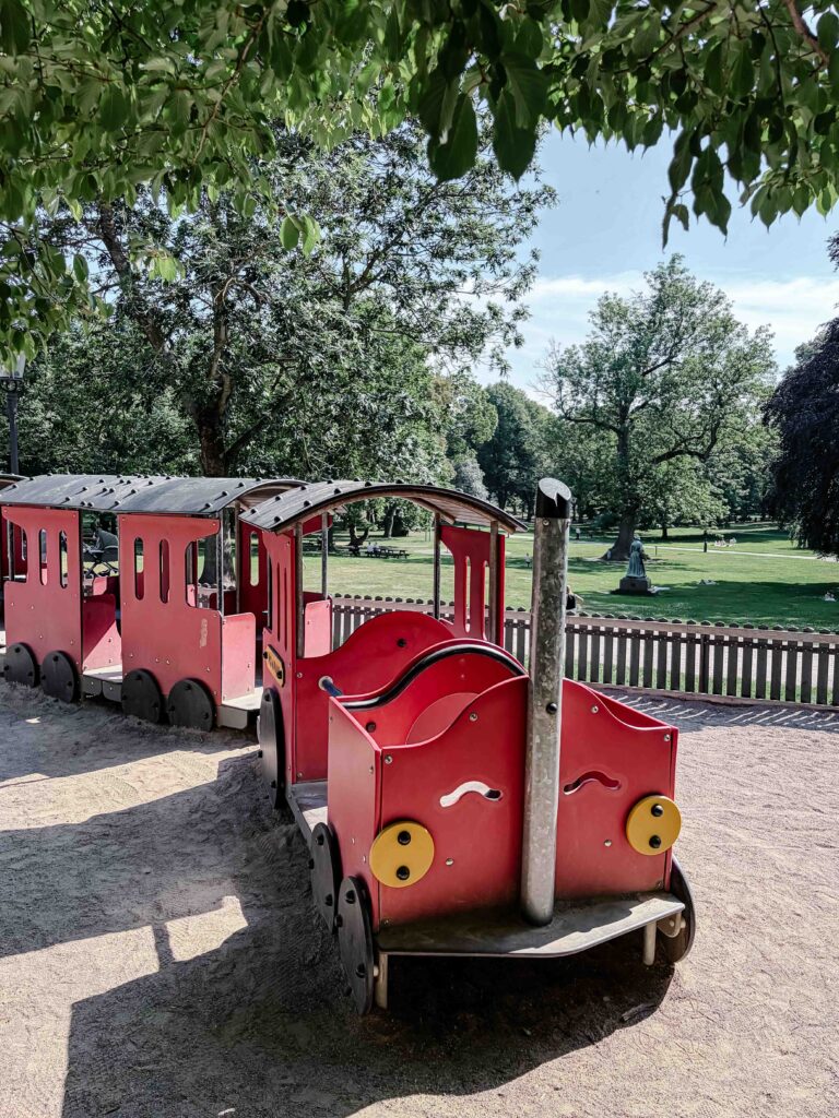 Humlegården playground in Stockholm