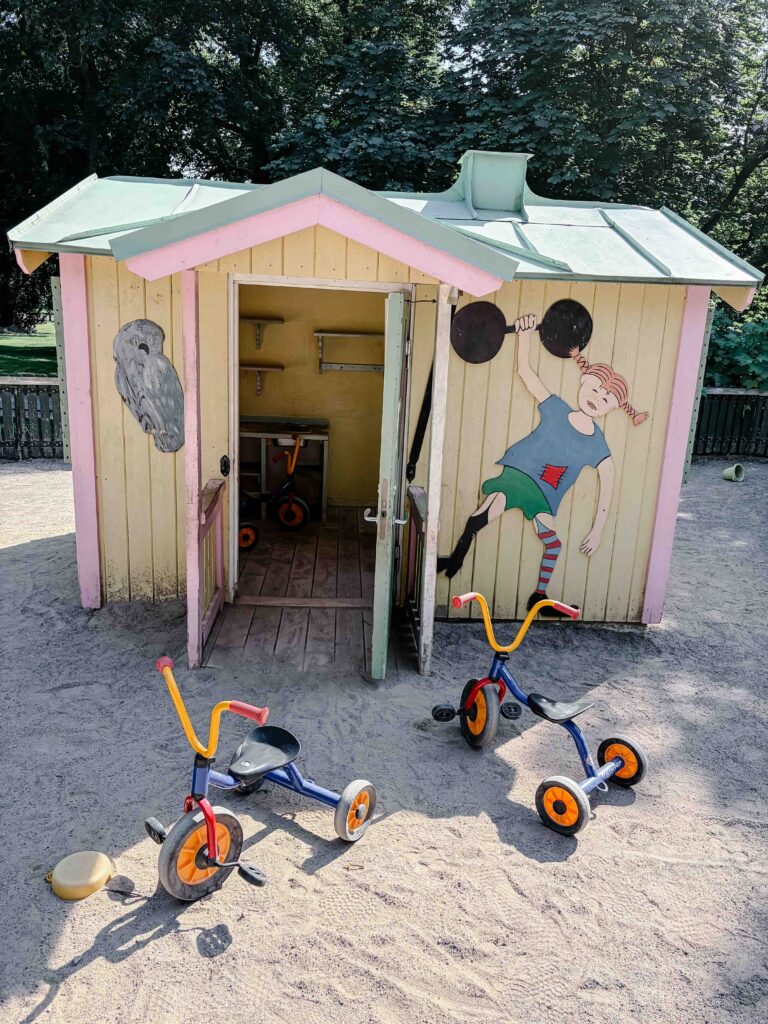 Humlegården playground in Stockholm Sweden