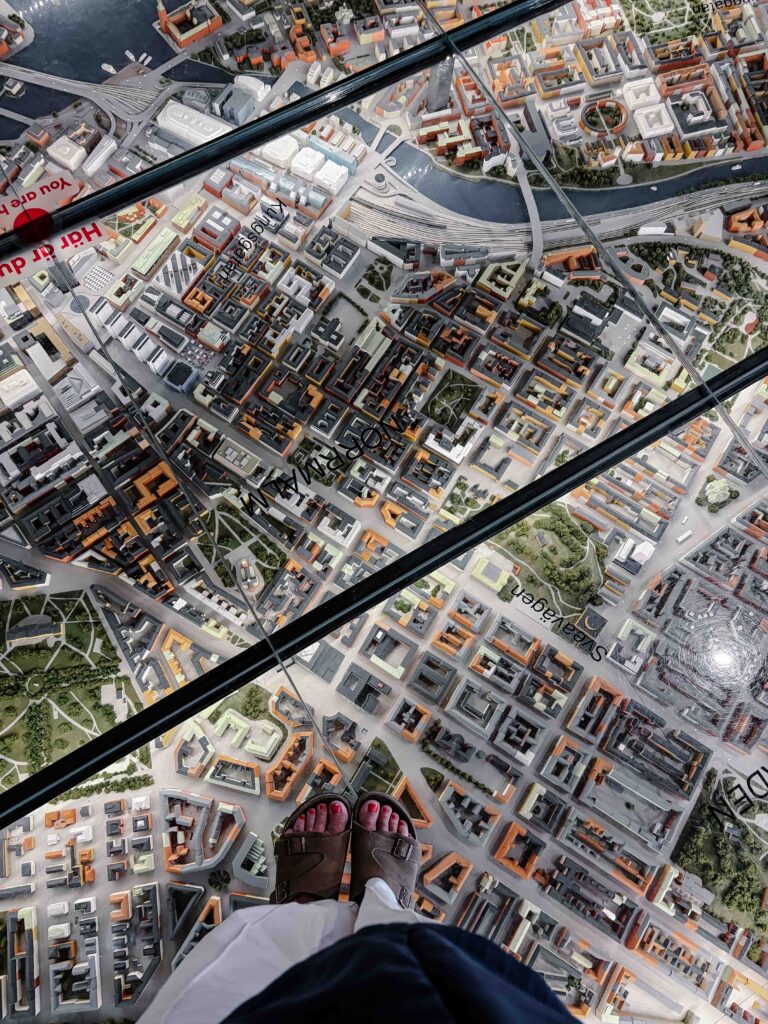 miniature of Stockholm at Kulturhuset view from above