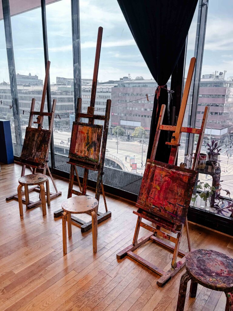 art workshop at Kulturhuset