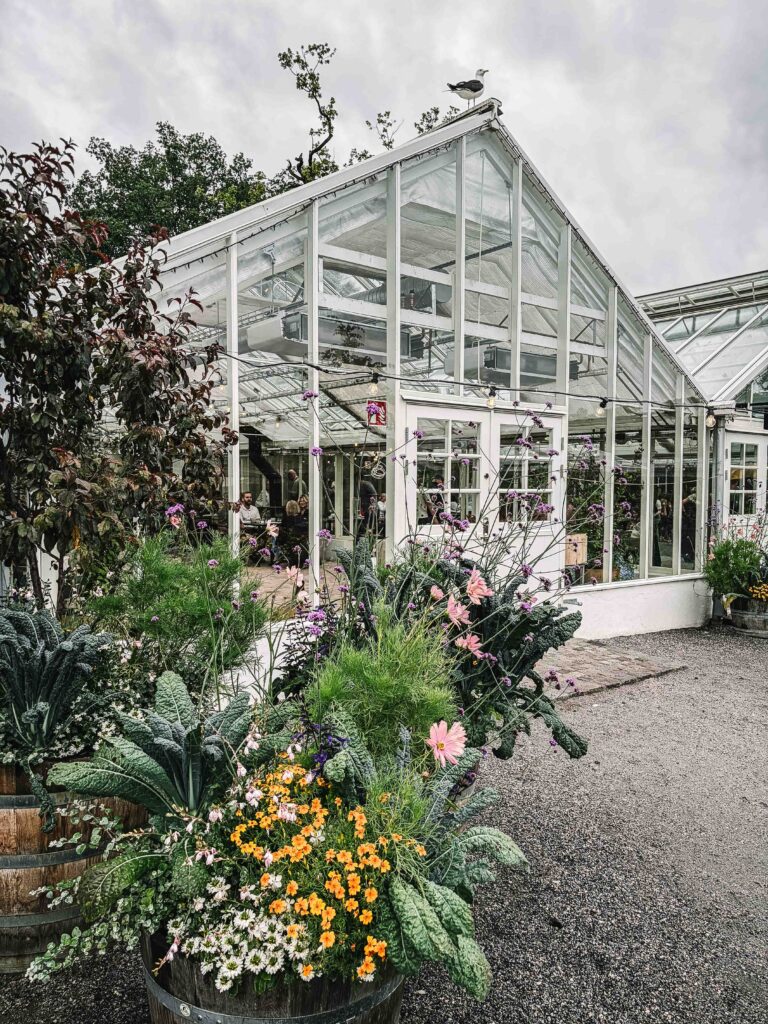 Rosendals Trädgård cafe in Stockholm
