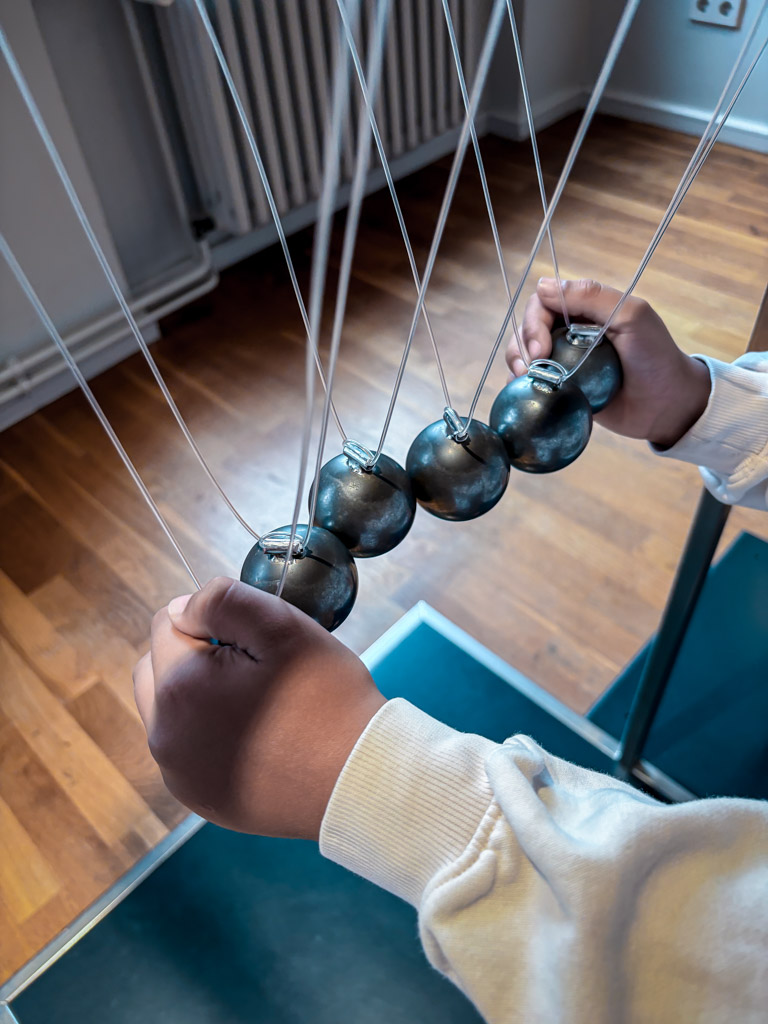 Projects for kids to interact with at the cience center spectrum in Berlin