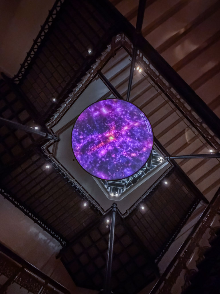 Cool star display at the Museum für Naturkunde Berlin