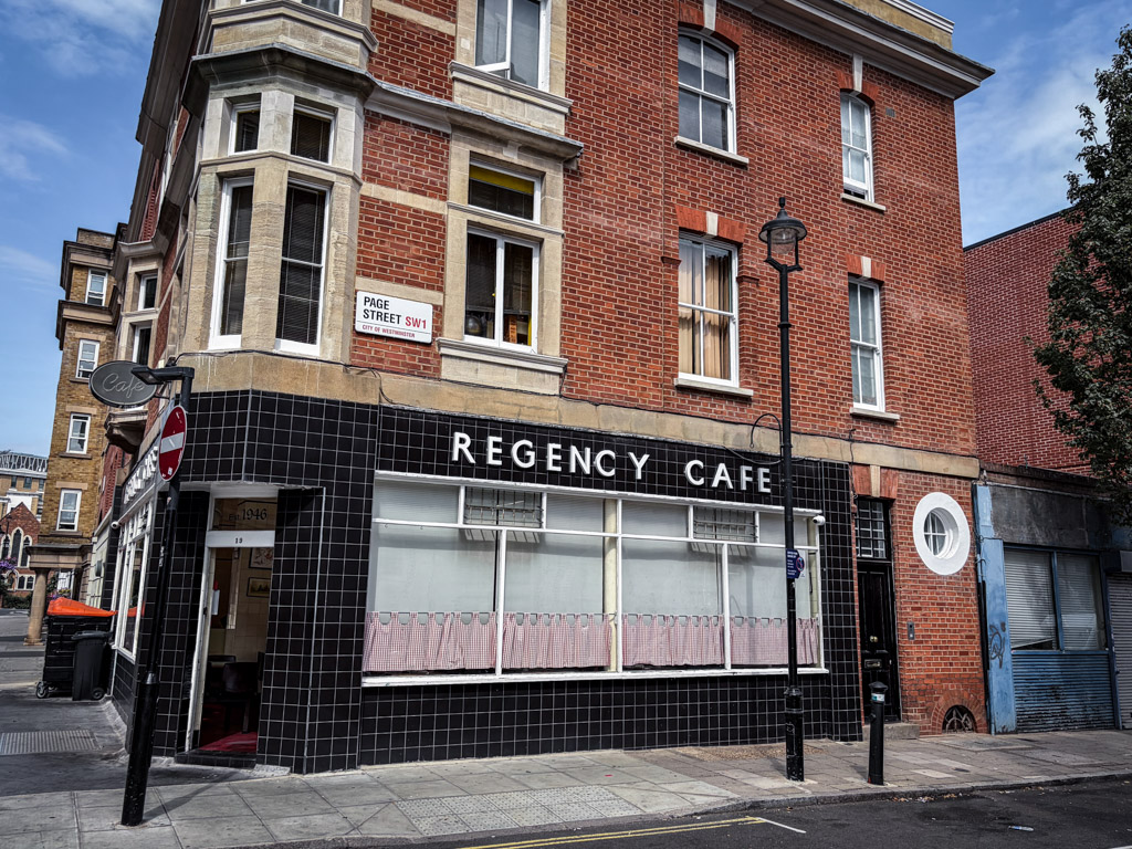 Stopping at Regency cafe is a must when looking for good cheap eats in London